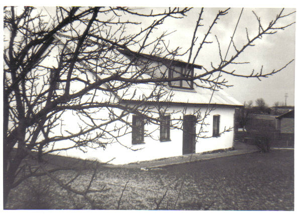 Mit barndomshjem i Lystrup ca. 1965